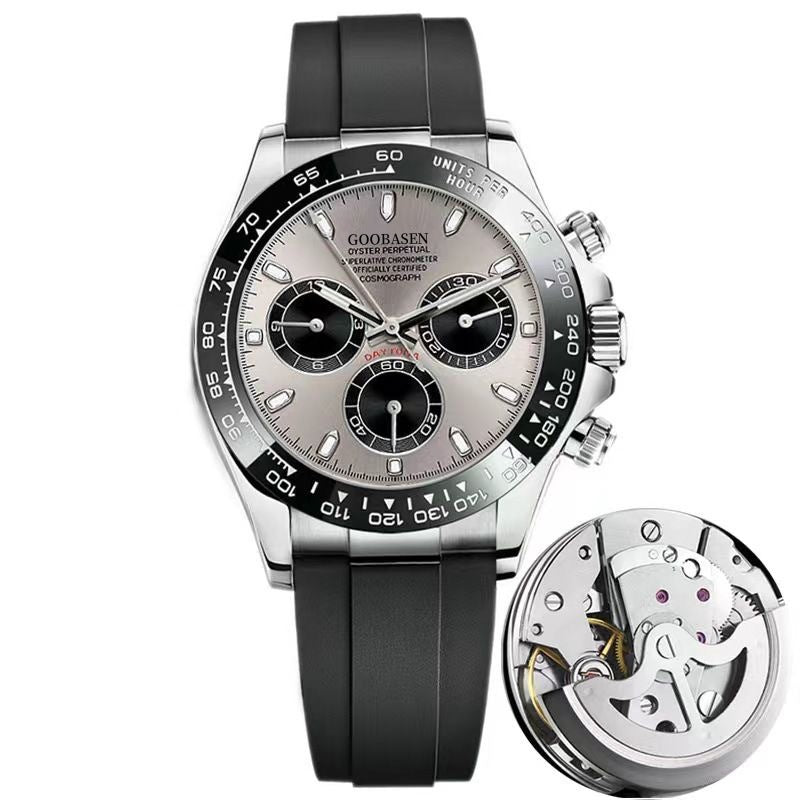 Heren Klassiek Tweekleurig Horloge