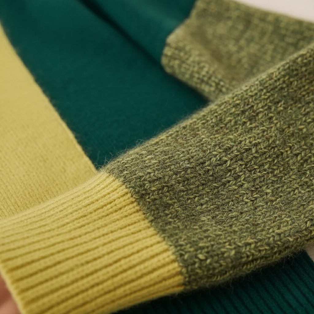 Dolcevita in Cotone Agrumi e Verde Smeraldo