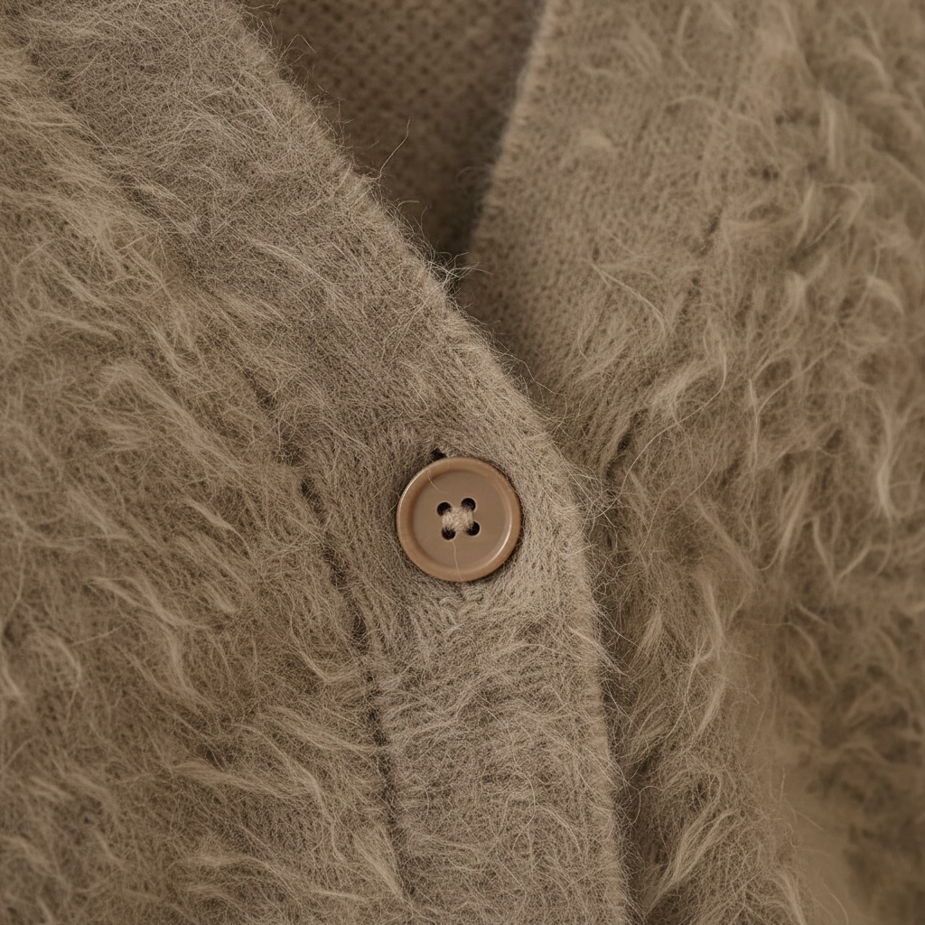 Cardigan en Coton à Col en V