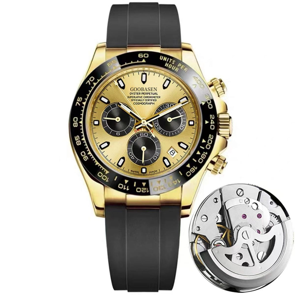 Heren Klassiek Tweekleurig Horloge