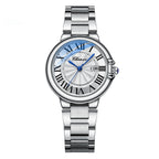 Dames Lumineus Kalender Stalen Riem Horloge