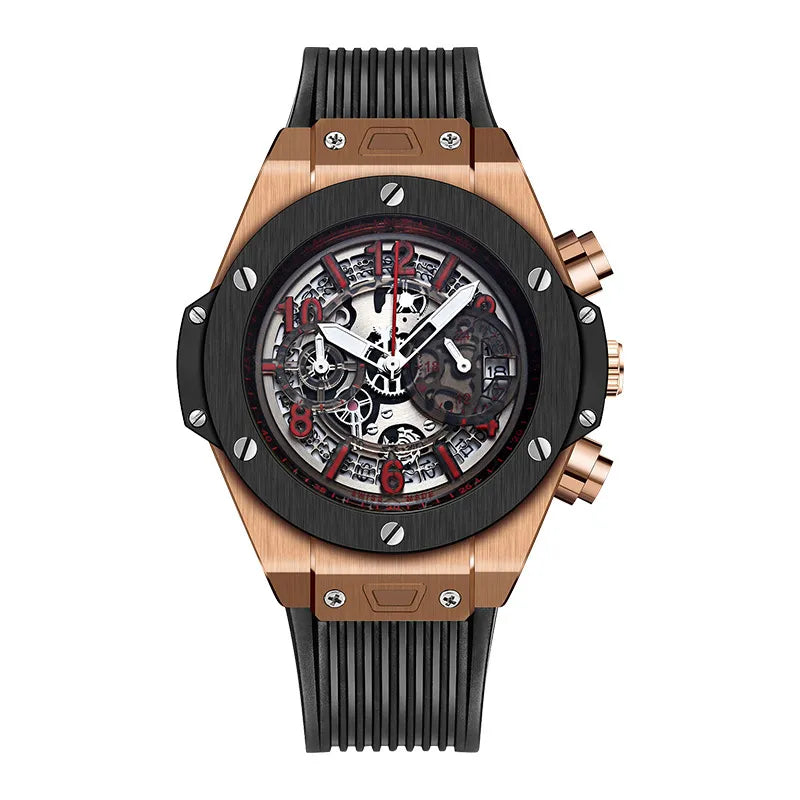 Herenhorloge Sport Silicone Calendar Quartz