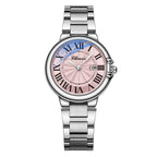 Dames Lumineus Kalender Stalen Riem Horloge