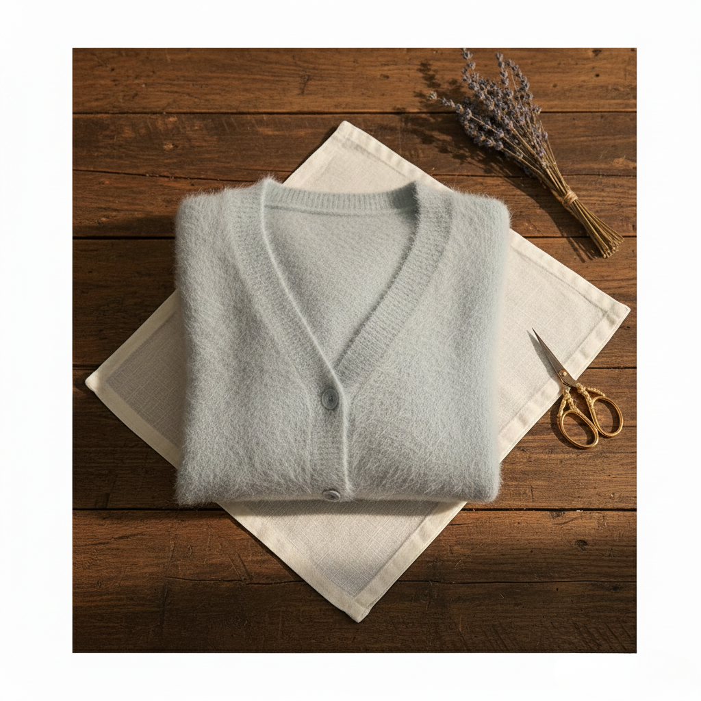 Cardigan in Cashmere con Scollo a V