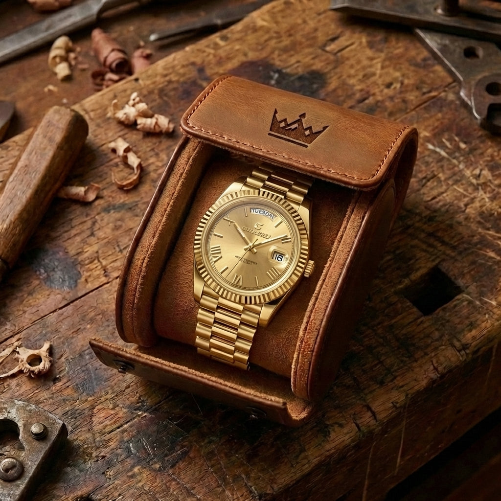 Klassiek Herenhorloge Dag-Datum