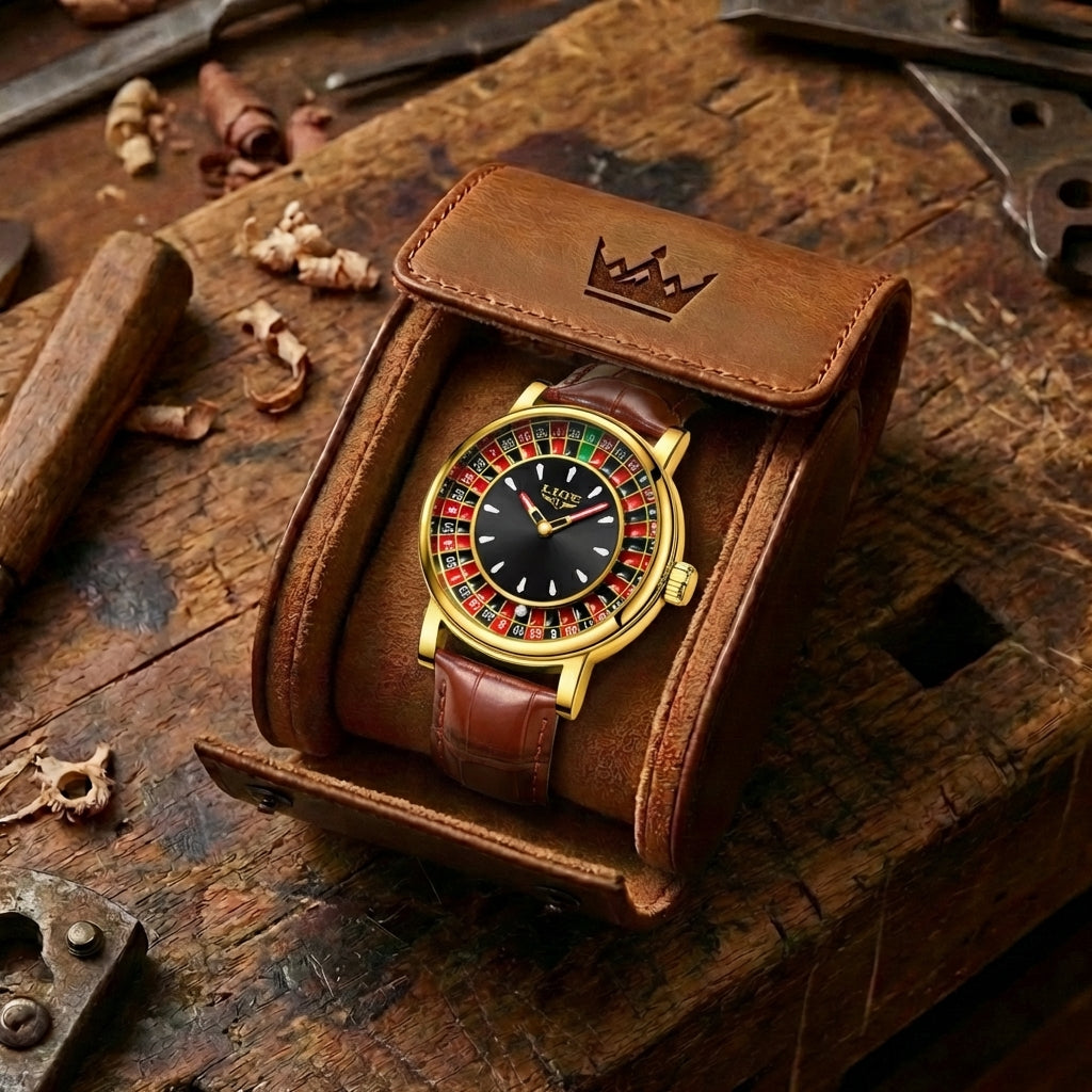 Herenhorloge Casino Roulettewheel