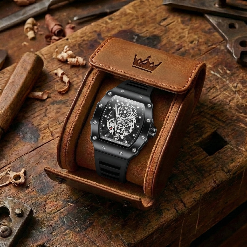 Herenhorloge Steampunk Skeleton