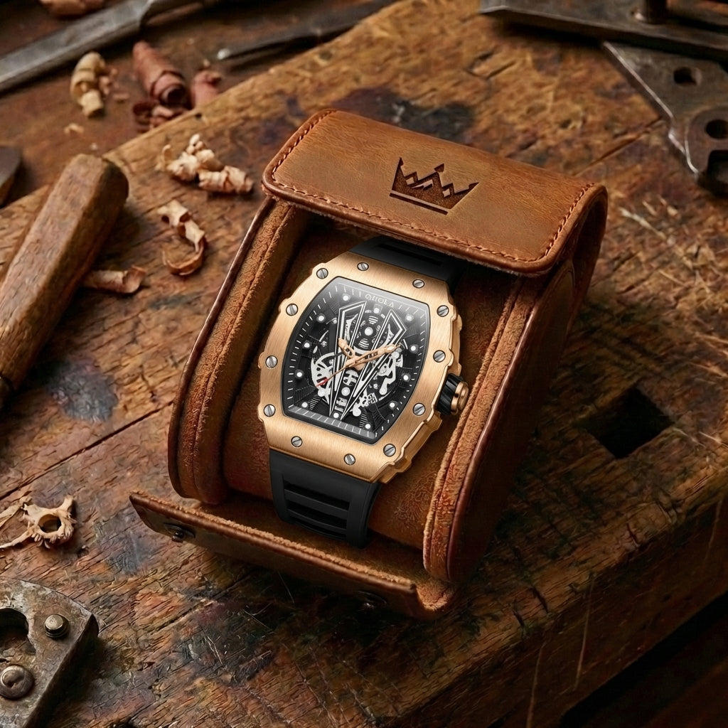 Herenhorloge Steampunk Skeleton