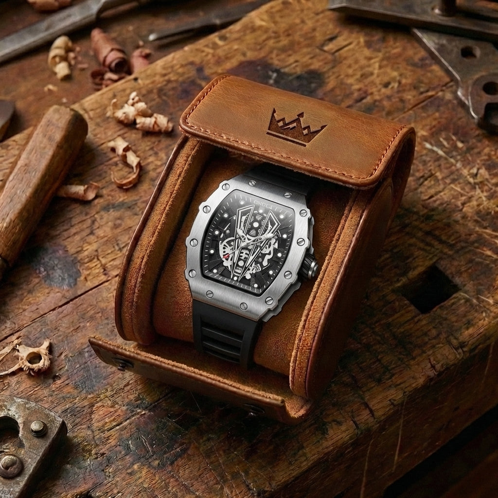 Herenhorloge Steampunk Skeleton