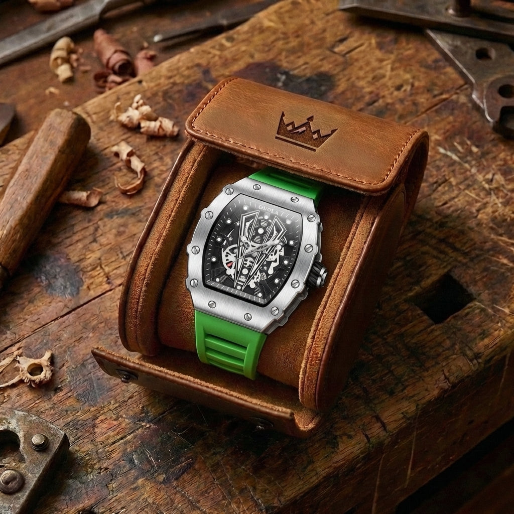 Herenhorloge Steampunk Skeleton