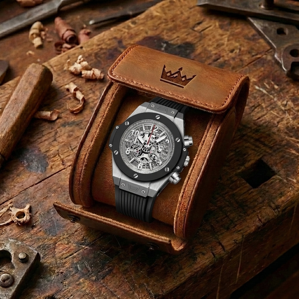 Herensporthorloge met Siliconen Kalender Quartz II