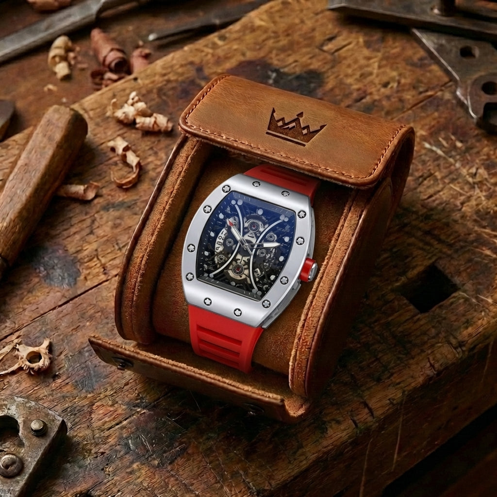 Herenhorloge met Hol Vat Lumineus Automatisch