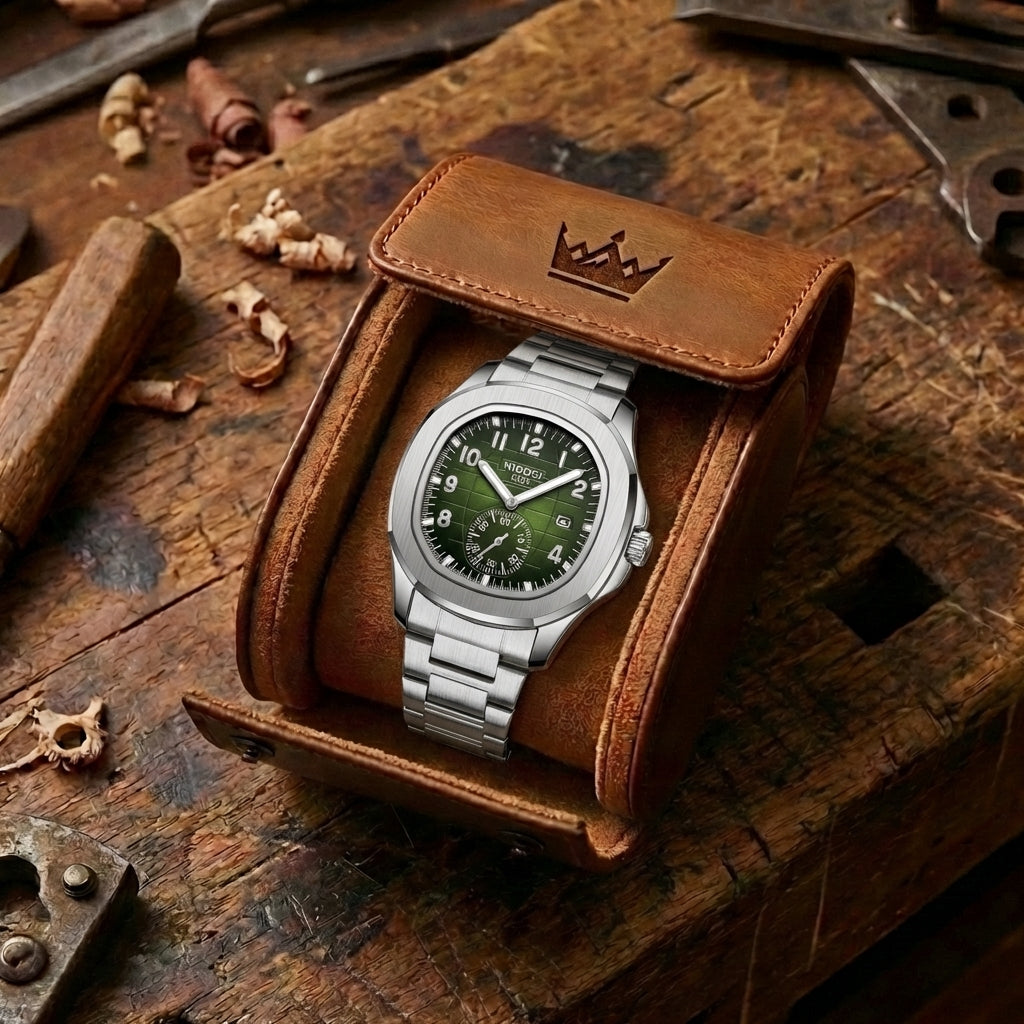 Multifunctioneel Herenhorloge Lumineus Waterdicht Quartz
