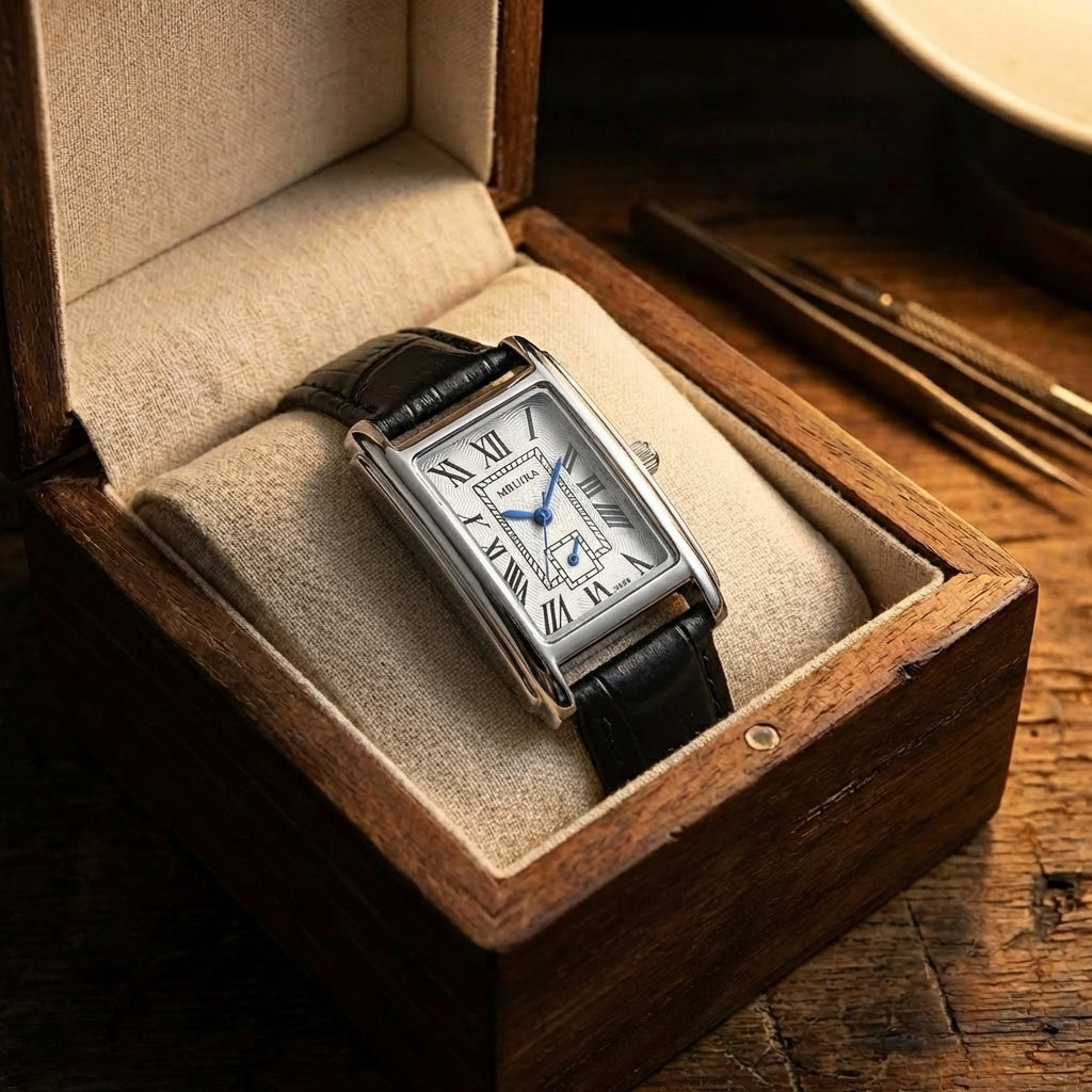Dames Retro Casual Lederen Riem Horloge