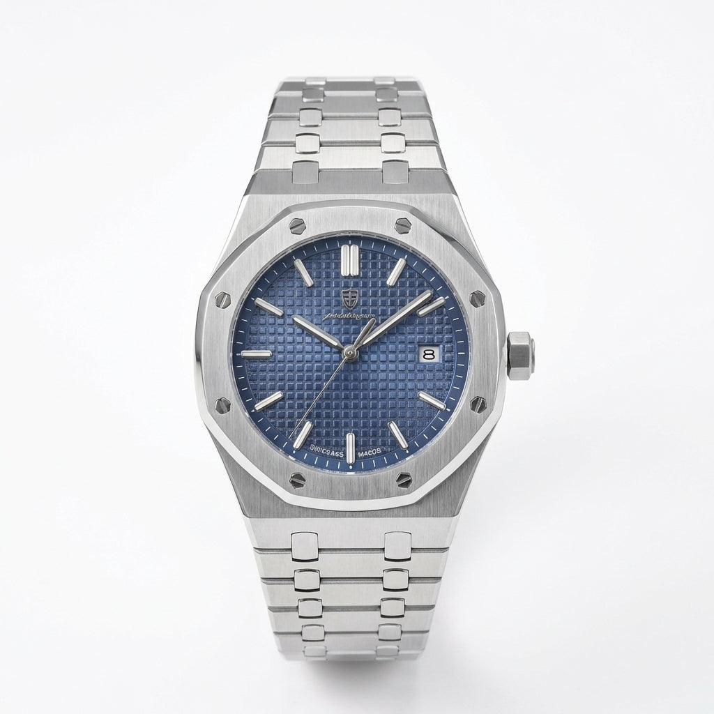 Heren Minimalistisch Staal Quartz Horloge