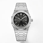 Heren Minimalistisch Staal Quartz Horloge