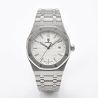 Heren Minimalistisch Staal Quartz Horloge
