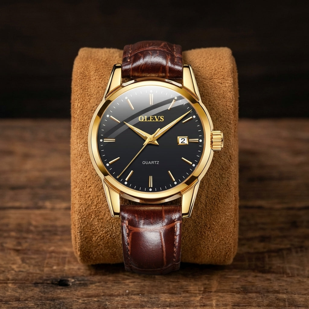 Klassiek Herenhorloge Merk Quartz