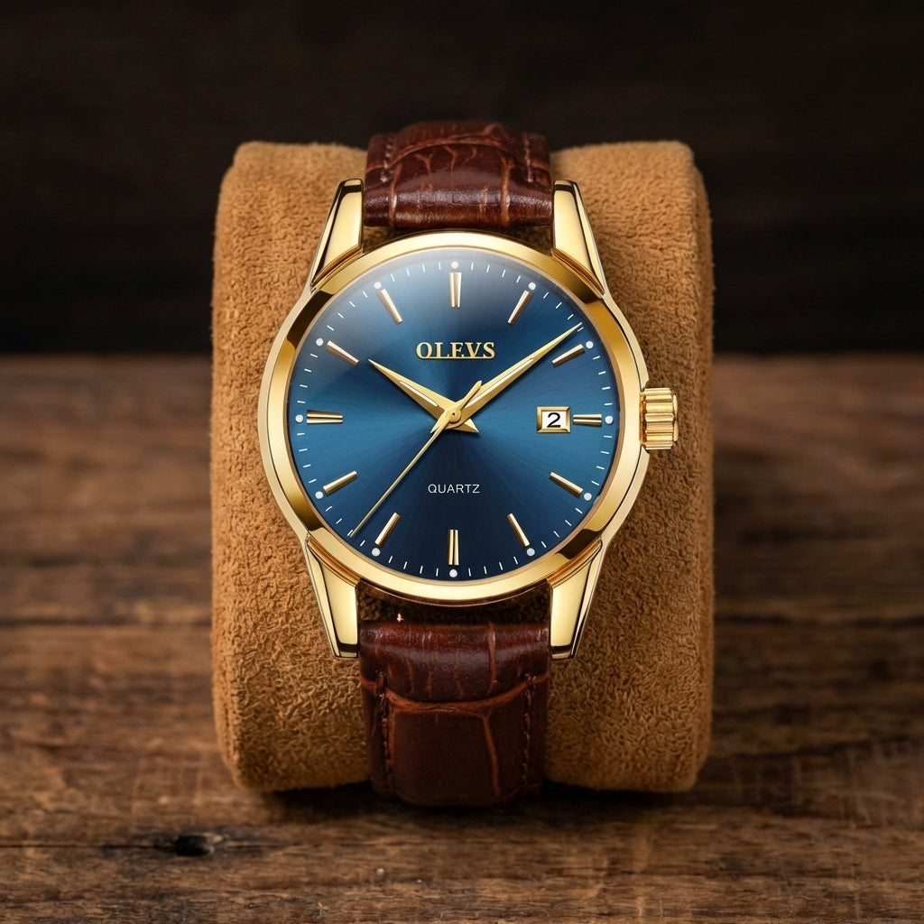 Klassiek Herenhorloge Merk Quartz