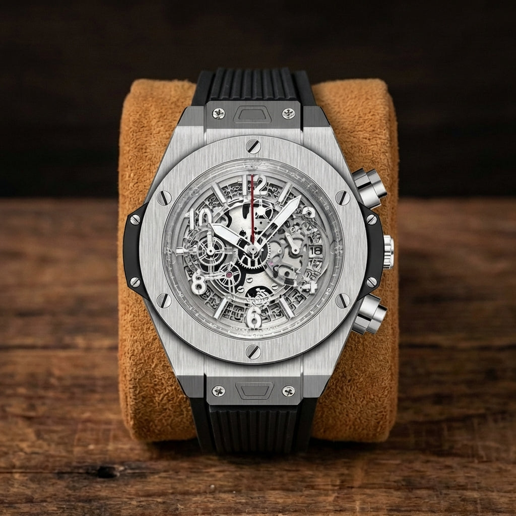 Herensporthorloge met Siliconen Kalender Quartz II