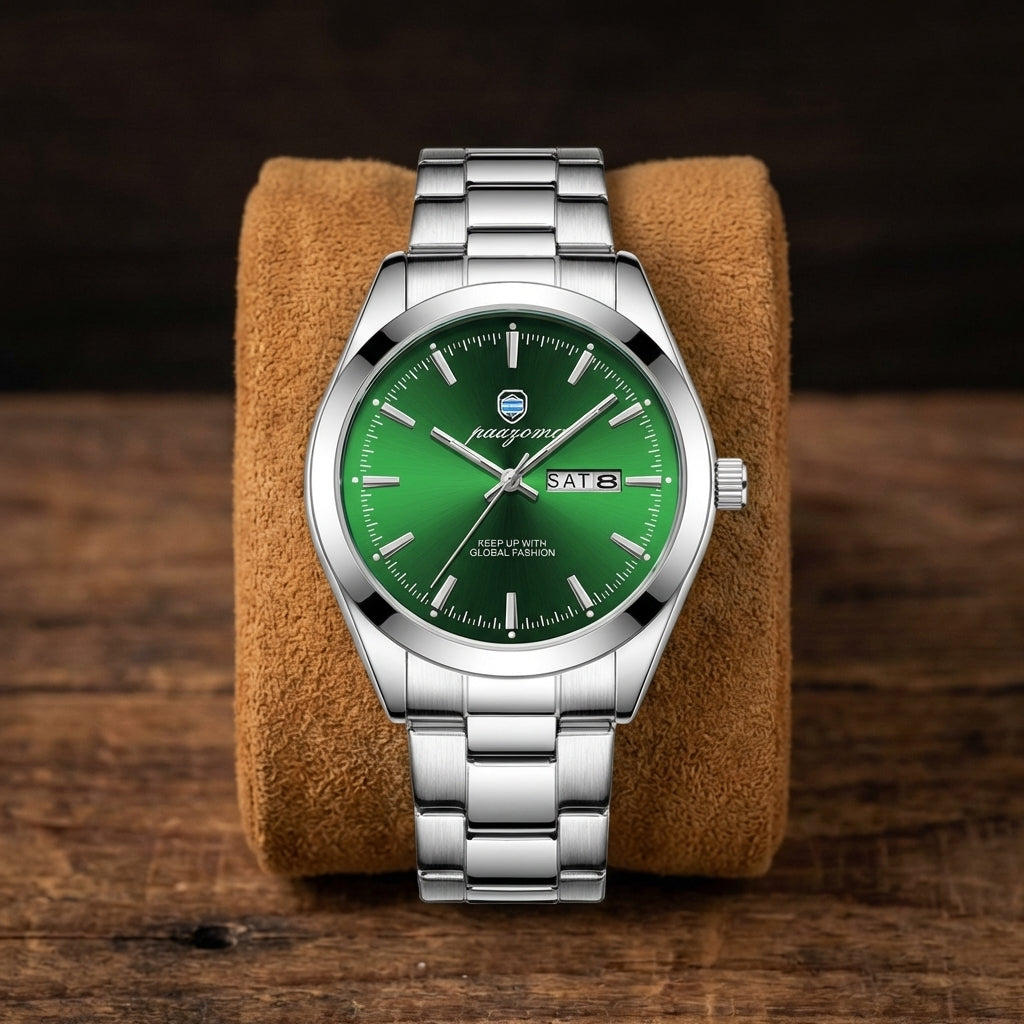 Herenhorloge Dubbele Kalender Lumineus Quartz