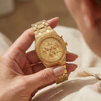 Dames Kleine Goudkleurige Quartz Horloge