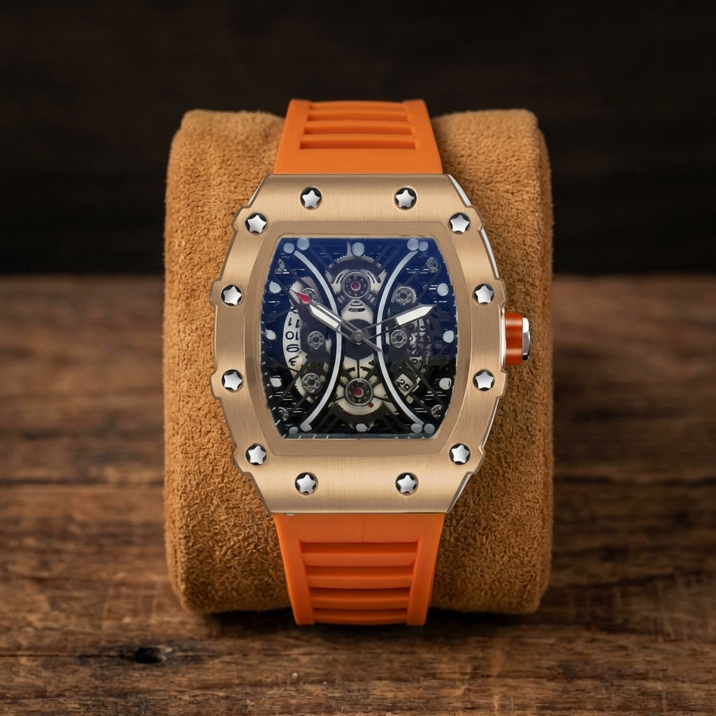 Herenhorloge met Hol Vat Lumineus Waterdicht