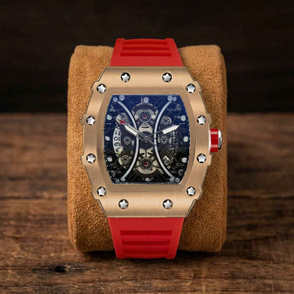 Herenhorloge met Hol Vat Lumineus Waterdicht