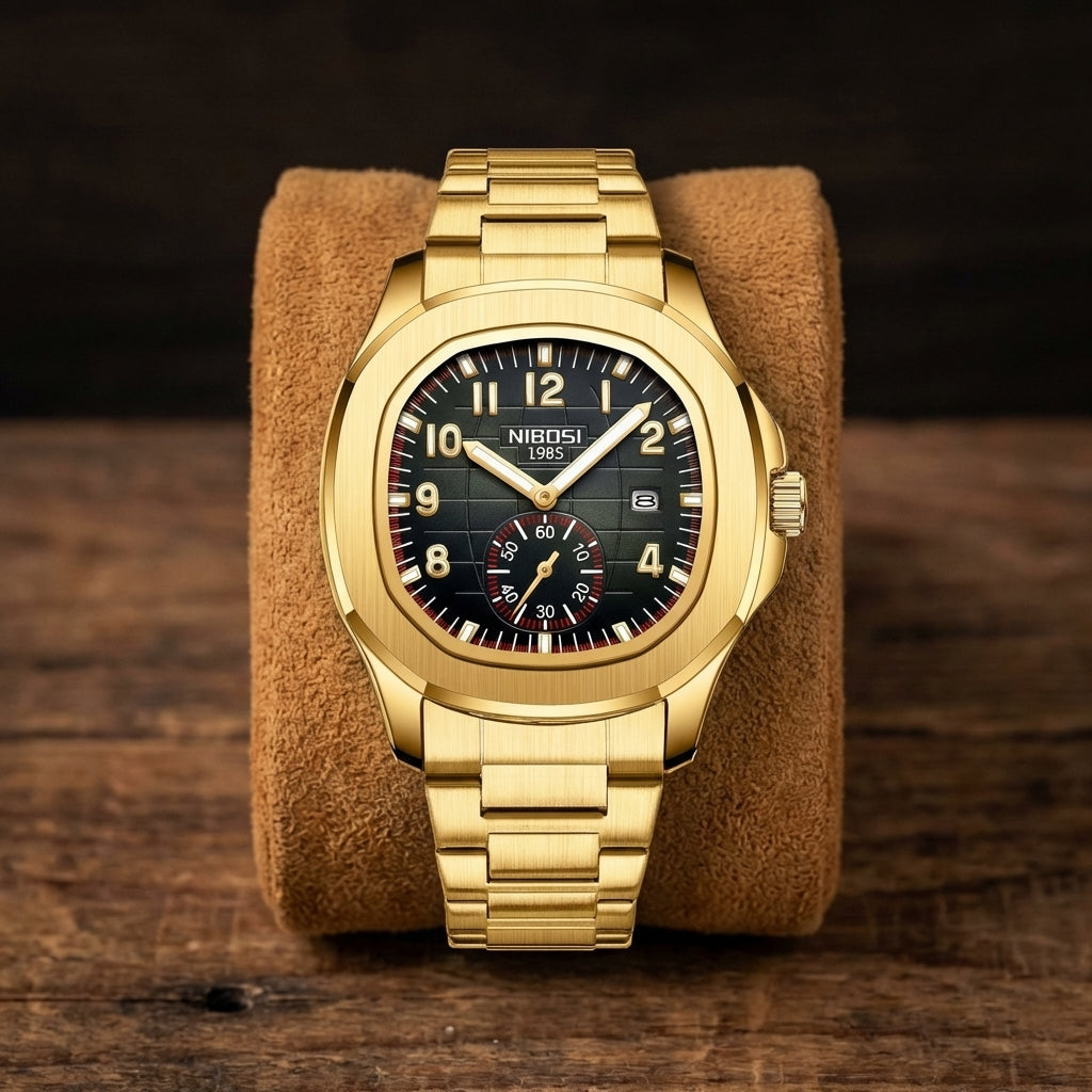 Multifunctioneel Herenhorloge Lumineus Waterdicht Quartz