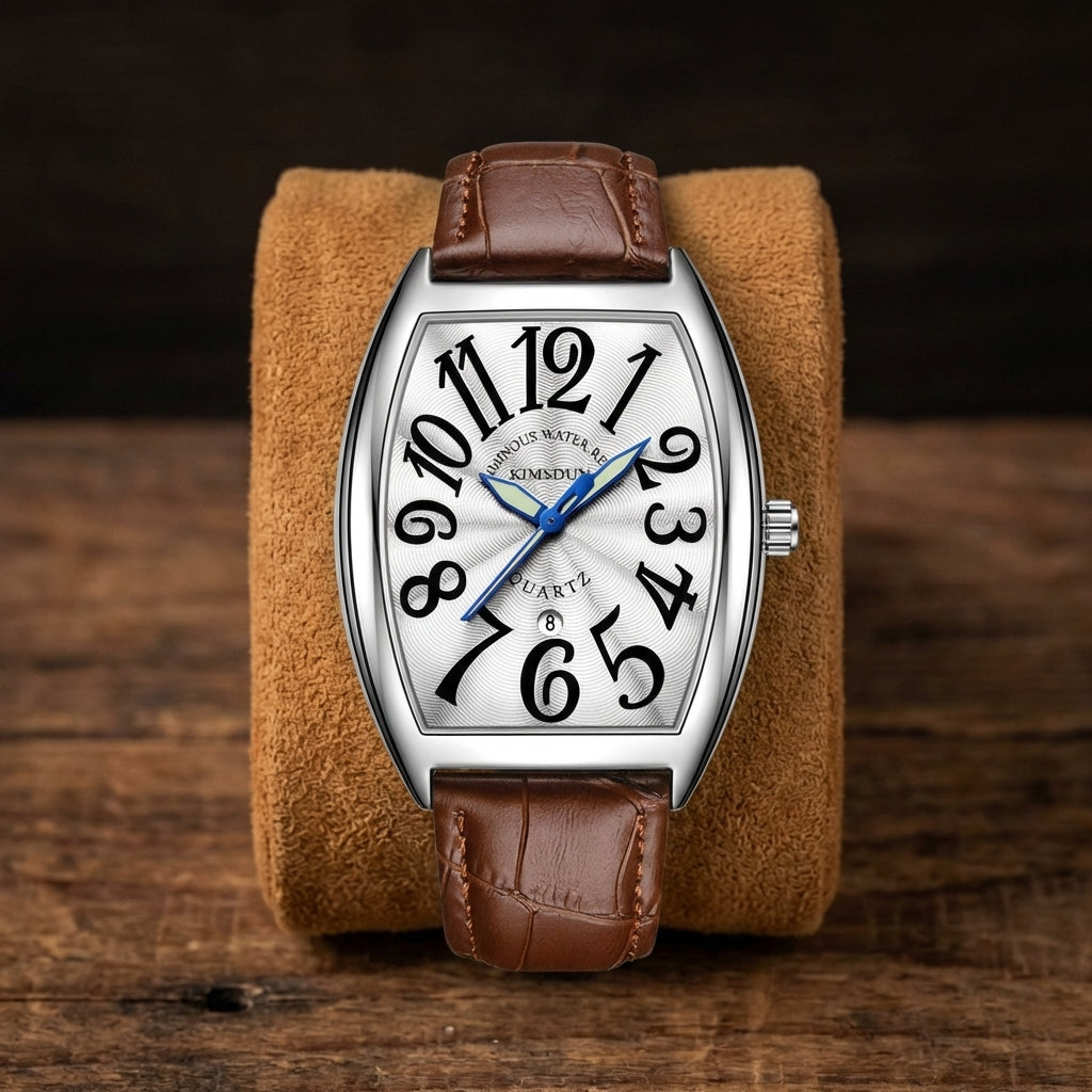 Herenhorloge Lumineus Lederen Riem Quartz