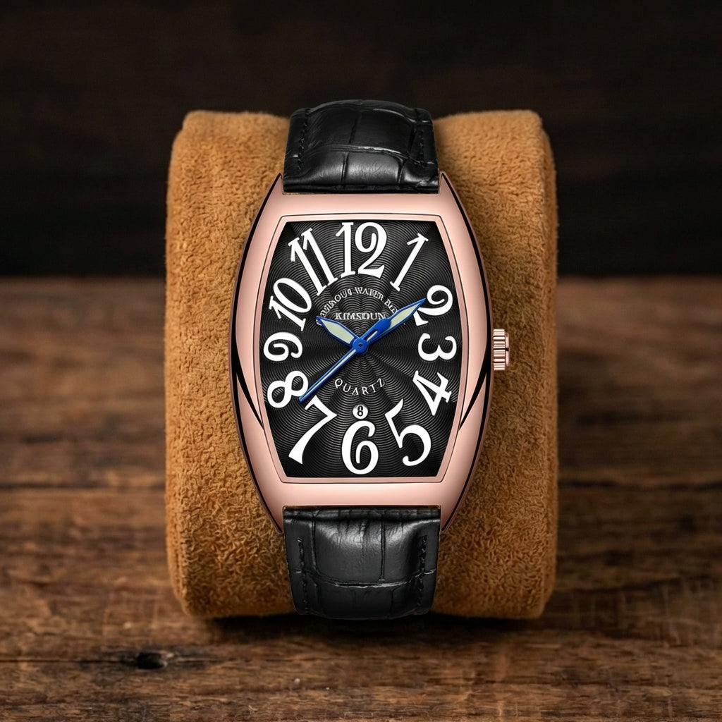 Herenhorloge Lumineus Lederen Riem Quartz