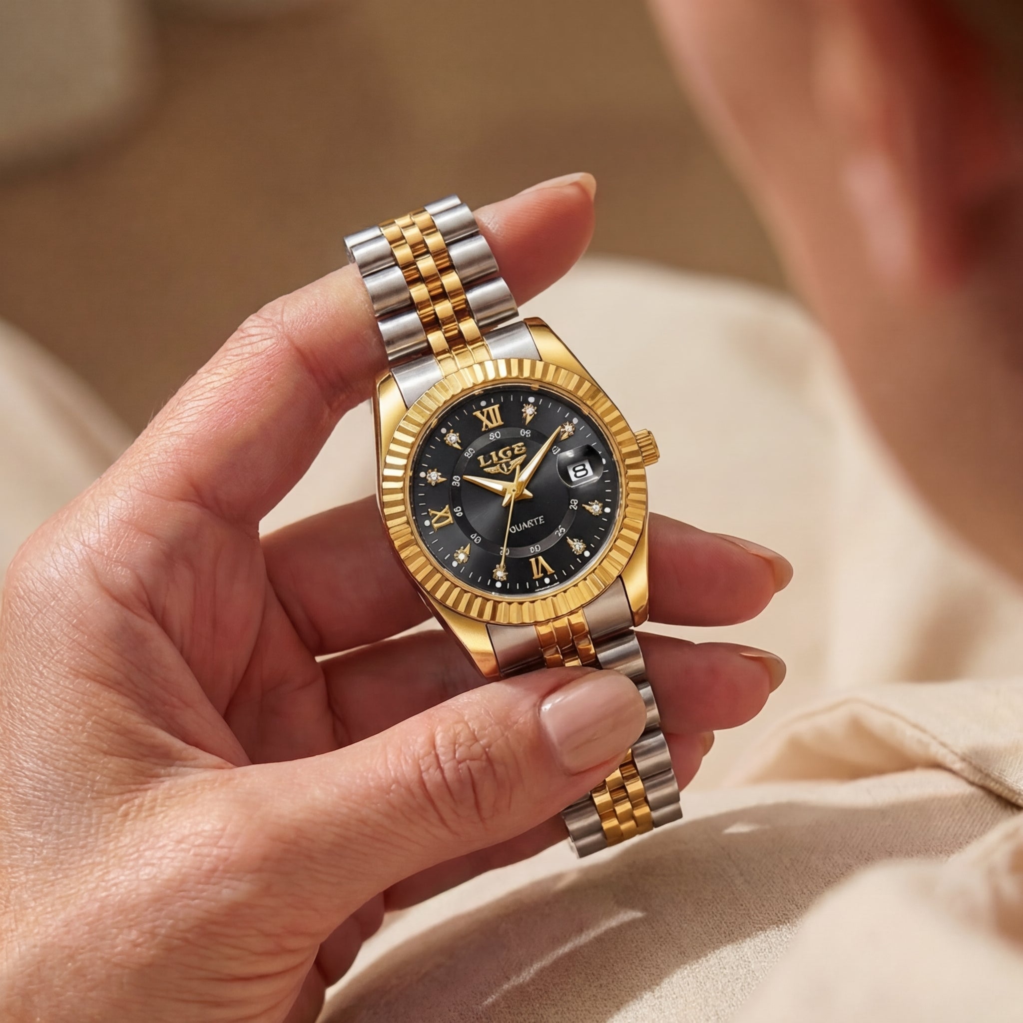 Dames Waterdicht Vrije Tijd Quartz Horloge