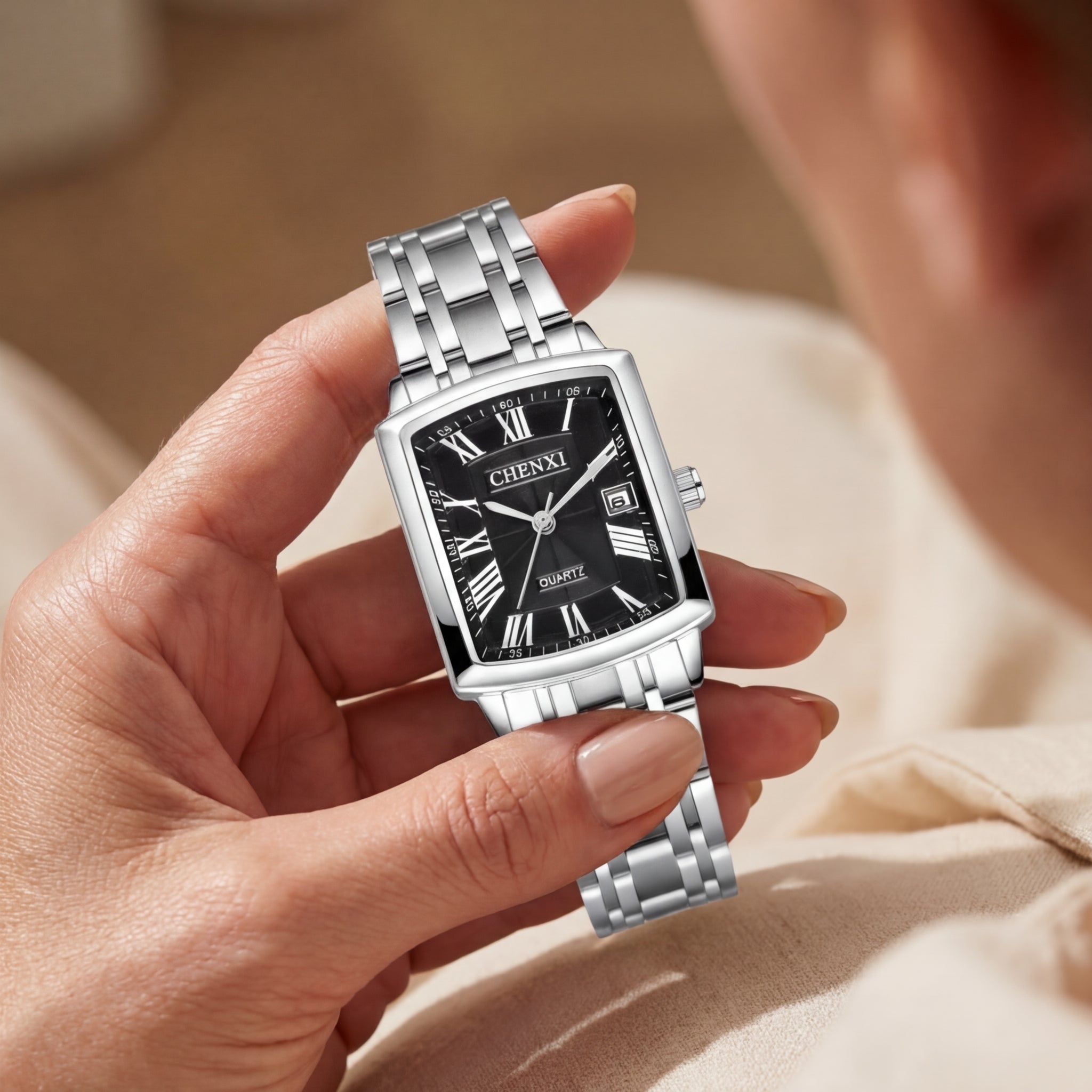 Dames Klassiek Minimalistisch Quartz Horloge