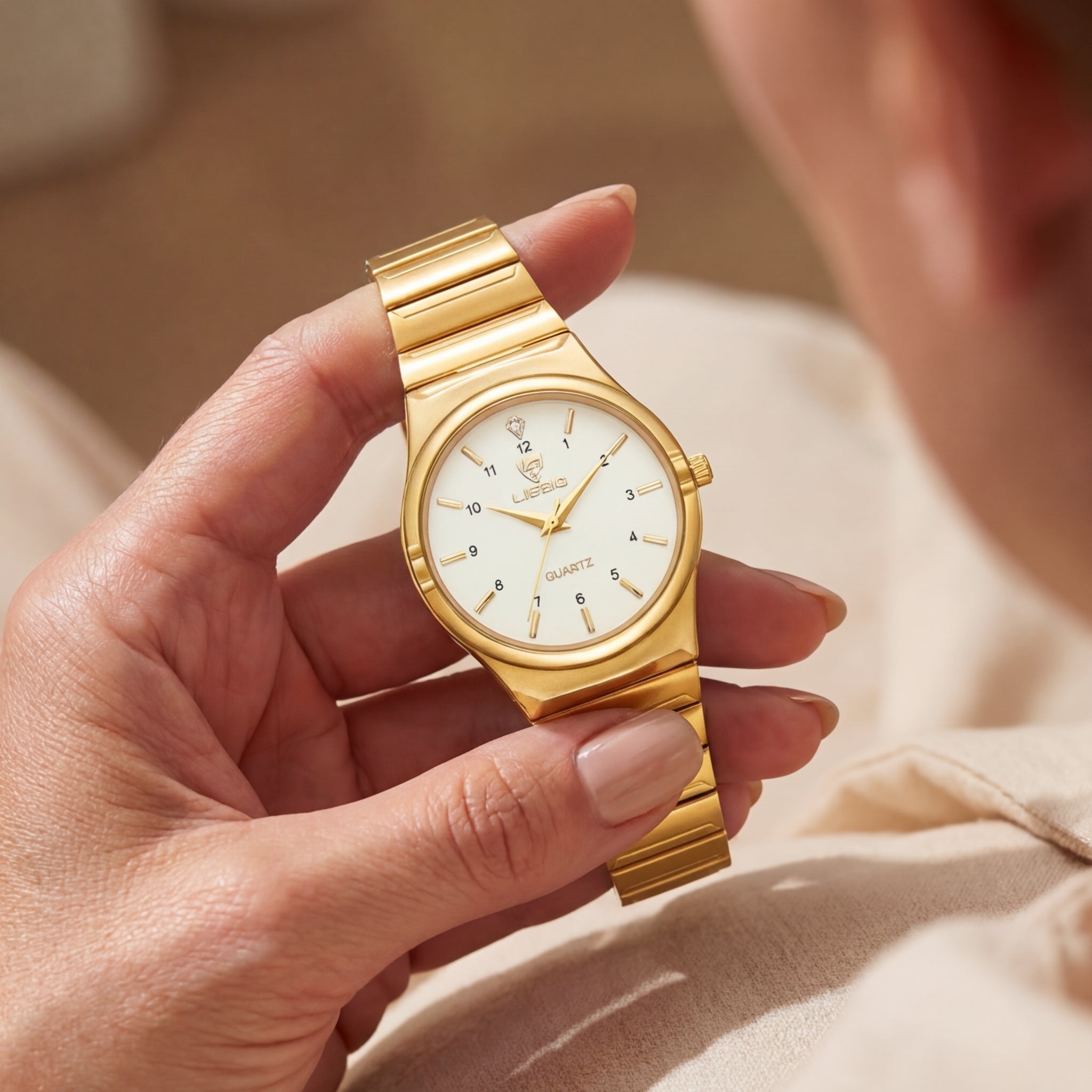 Dames Lumineus Casual Koppel Quartz Horloge