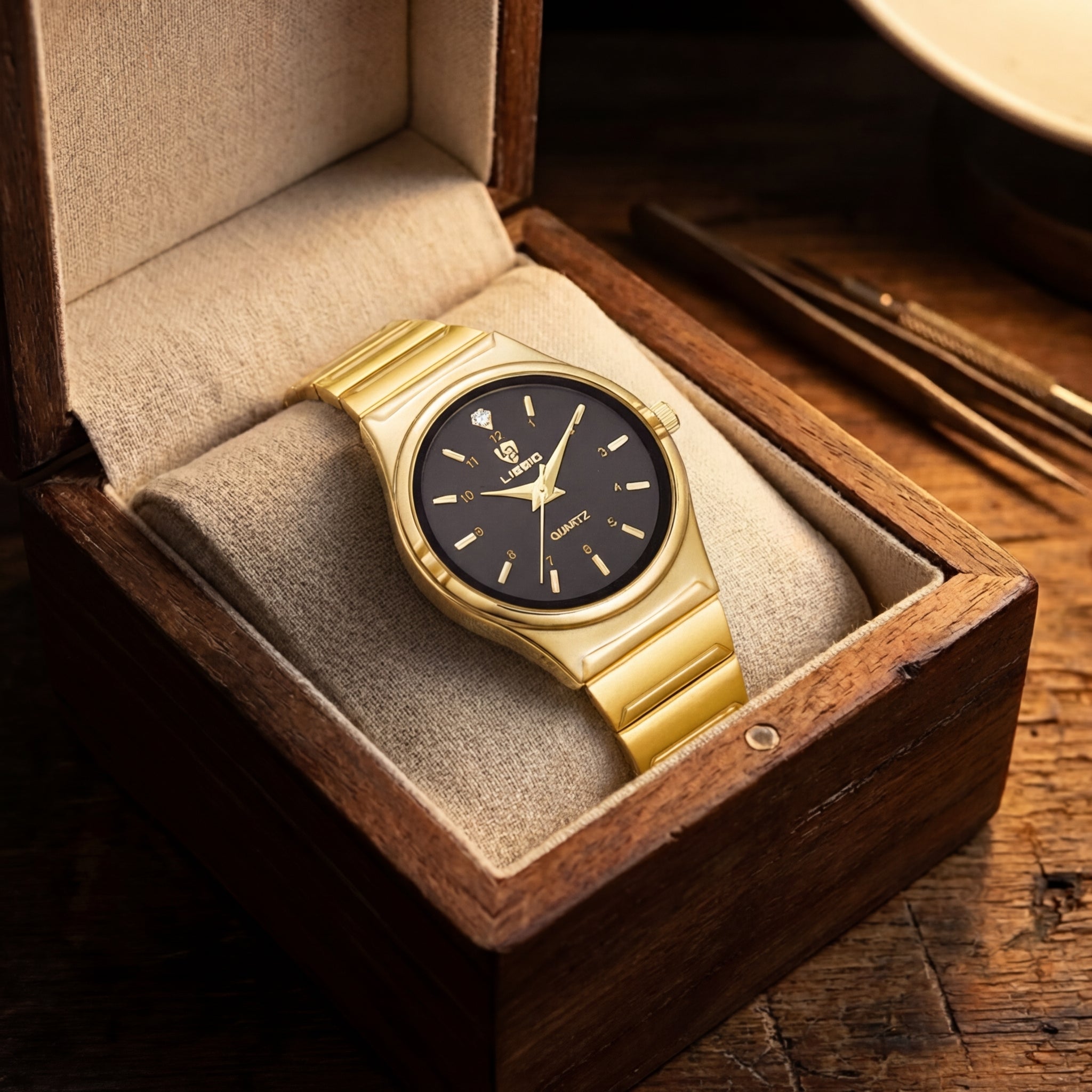 Dames Lumineus Casual Koppel Quartz Horloge