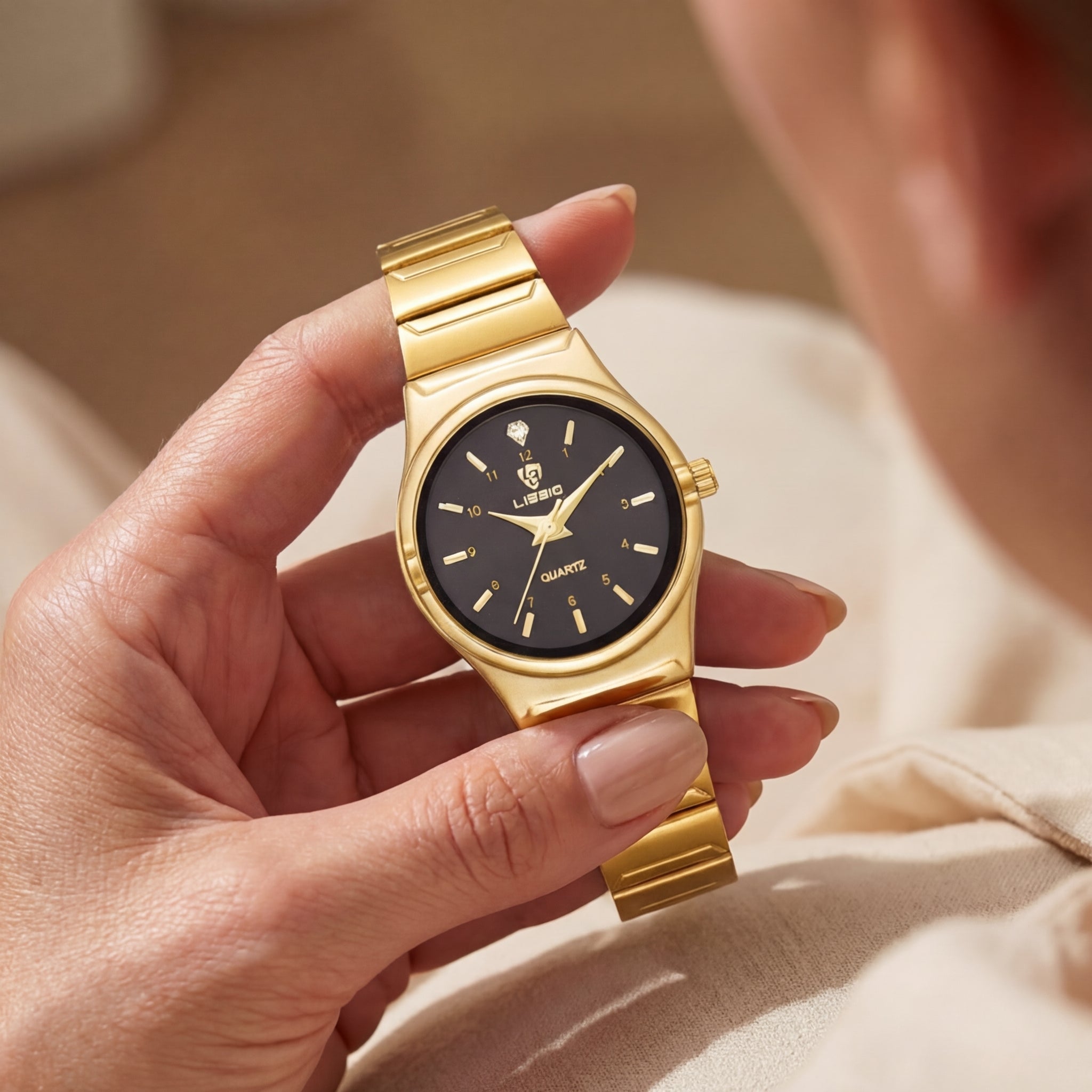 Dames Lumineus Casual Koppel Quartz Horloge
