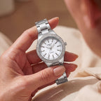 Dames Diamant Bezet Quartz Horloge