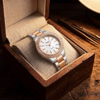 Dames Diamant Bezet Quartz Horloge