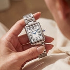 Dames Roestvrijstalen Vierkante Wijzerplaat Horloge