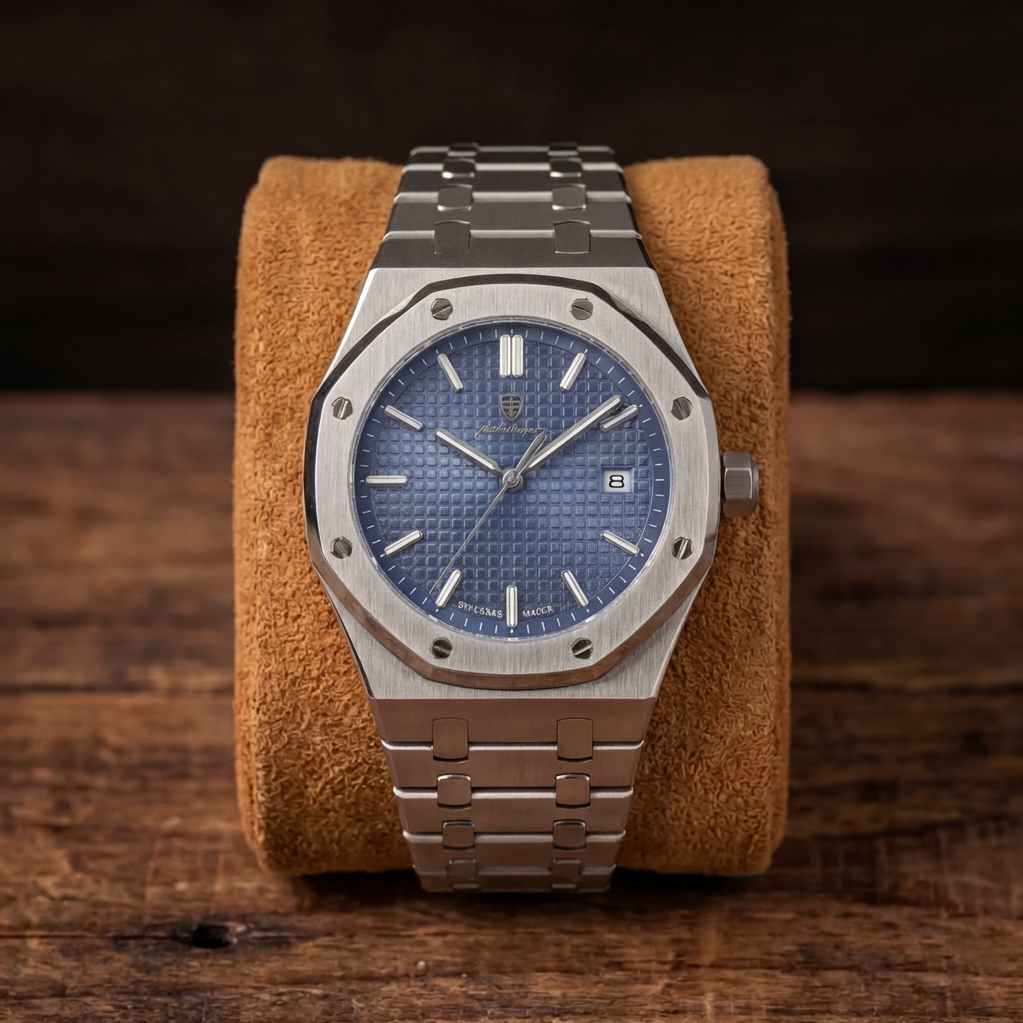 Minimalistische Herenstalen Quartzhorloge