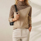 Kaschmirpullover mit Streudruck