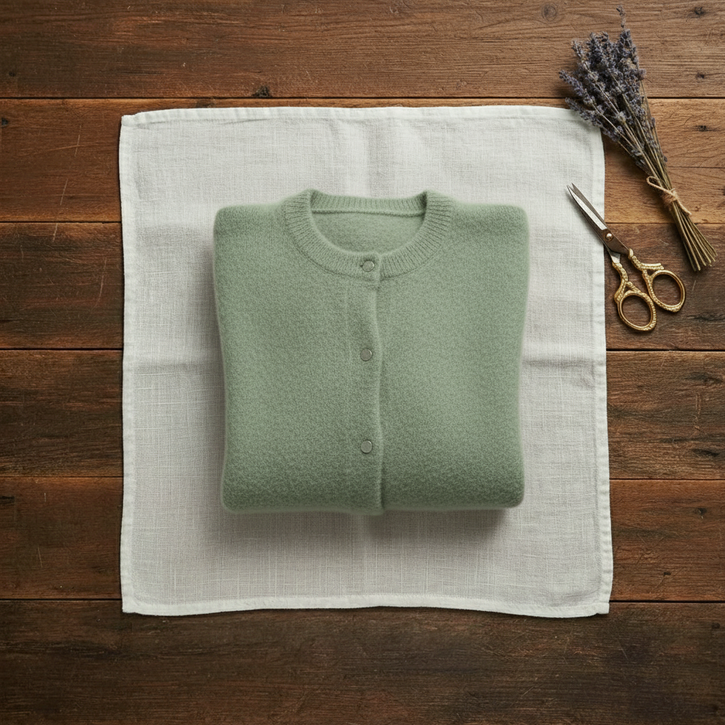 Cardigan en cachemire avec boutons dorés