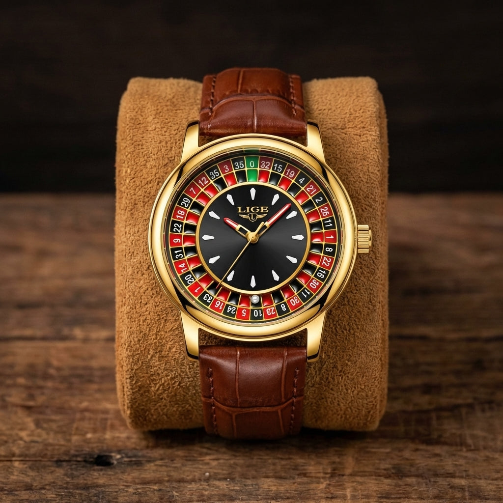 Herenhorloge Casino Roulettewheel