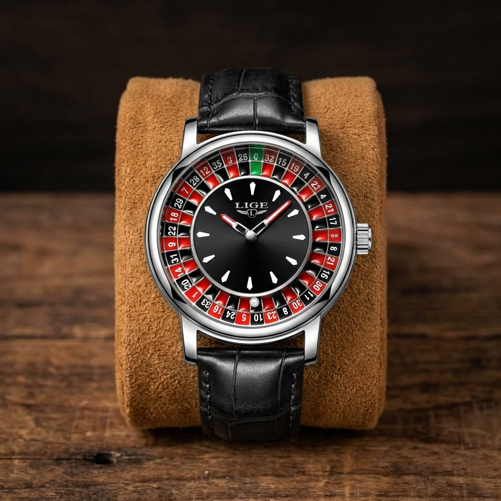 Herenhorloge Casino Roulettewheel