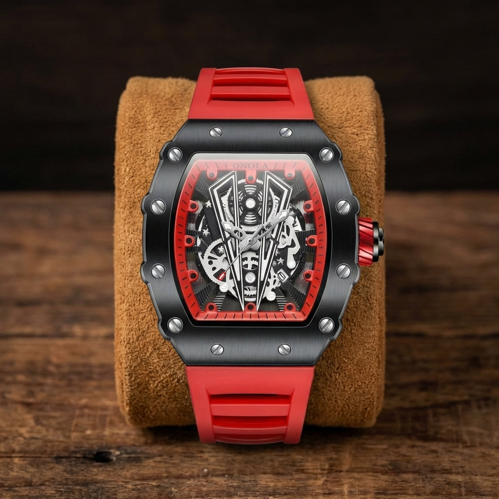 Herenhorloge Steampunk Skeleton