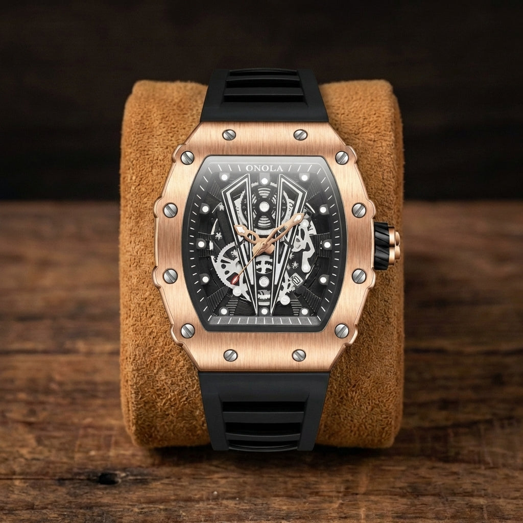 Herenhorloge Steampunk Skeleton
