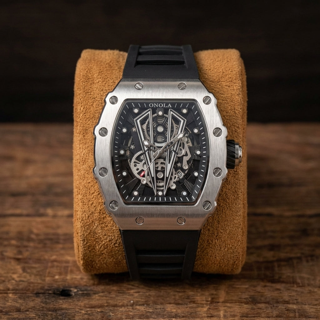 Herenhorloge Steampunk Skeleton