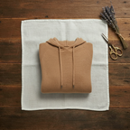 Kasjmier hoodiesweater met trekkoord