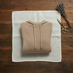 Kapuzenpullover aus Kaschmir mit Kordelzug