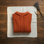 Kasjmier hoodiesweater met trekkoord